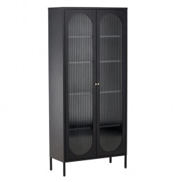 RebellenclubMakaniVitrinekast180x80cm-Zwart