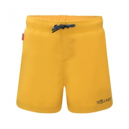 Trollkids-KidsBalestrandShorts-Zwembroekmaat140geeloranje