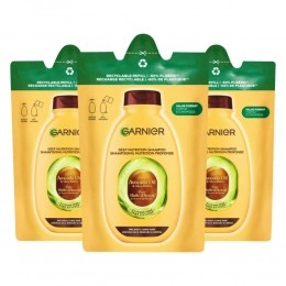 3xGarnierLovingBlendsAvocadoOlieenSheaBoterShampooRefill250ml