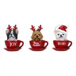 Ornamentsdogincup3asspoly-Timstor