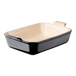 LeCreusetHeritageOvenschaalB32xD24cm-Ebbenzwart