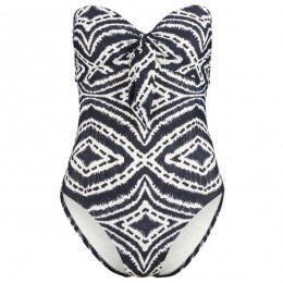 Seafolly-WomensZanzibarTwistTieFrontOnePiece-Badpakmaat8grijs