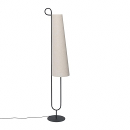 fermLIVINGAncoraVloerlamp-ZwartNatural