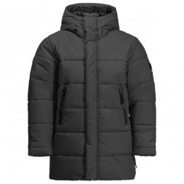 JackWolfskin-TeenInsulationLongJacket-Parkamaat152grijszwart