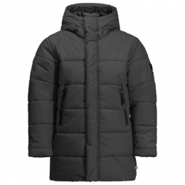 JackWolfskin-TeenInsulationLongJacket-Parkamaat176grijszwart
