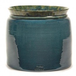 SERAX-ReactiveBloempotL-Blauw