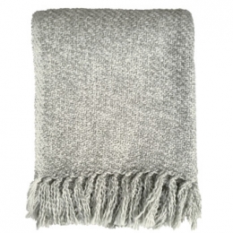 PlaidsdekenMalagoonLightgreymeleethrow