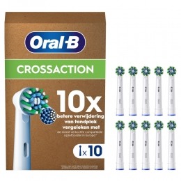 Oral-BOpzetborstelsProCrossActionWit10stuks