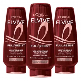 3xLOralElviveFullResistConditioner250ml
