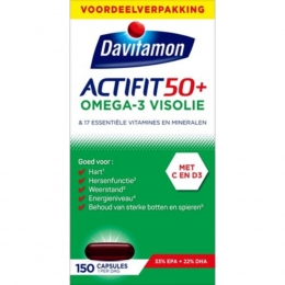 GratisVerzending4xDavitamonActifit50Omega-3Visolie150capsules