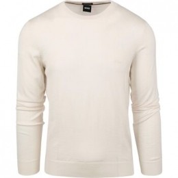 SweaterBOSSTruiBottoWolEcru