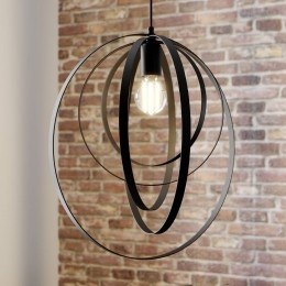 LuminexHanglampRingo1-lampzwart