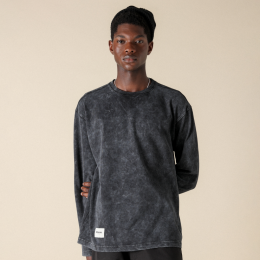 MizunoSPORTSTYLELONGSLEEVET-SHIRTSportstyleschoenenZwartDamesHerenMaatXL
