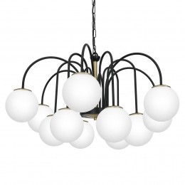 LuminexHanglampBerlin12-lampszwartmessing