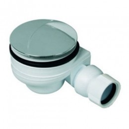 Douchebakafvoermetplug90mm40mmklemaansluitingchroom