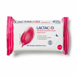 5xLactacydTissuesGevoeligeHuid15stuks