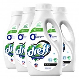 4xDreftVloeibaarWasmiddel0DonkereWas19Wasbeurten988ml