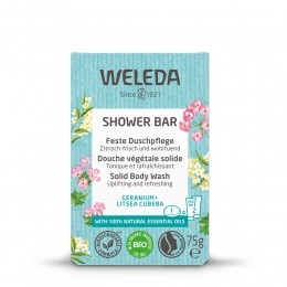 WeledaShowerBarGeraniumLitseaCubeba75g