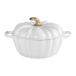 LeCreusetSignaturePompoenBraadStoofpan24cm-Wit