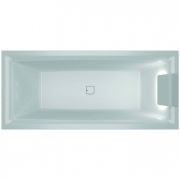 LigbadRihoStillSquaremetLEDenHoofdsteun180x80cmAcrylWitRechts