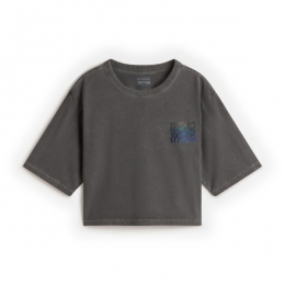 Vans-WomensMTEWildthornReflectiveBoxyShortTee-T-shirtmaatMgrijs
