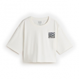 Vans-WomensMTEWildthornReflectiveBoxyShortTee-T-shirtmaatLwit
