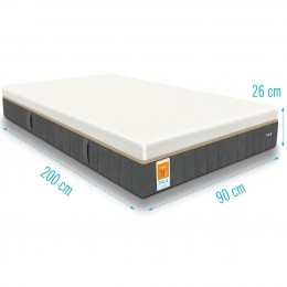 MatrasESLAVitaalGelfoamPocketvering90x200dikte26cm
