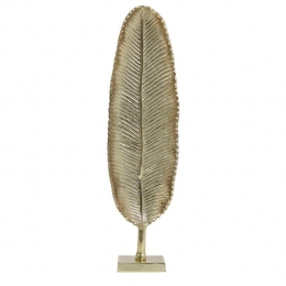 LightLiving-OrnamentLEAF-14x8x56cm-Goud