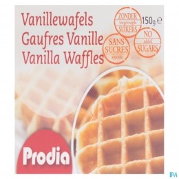 ProdiaWafelVanilleZoetstof150g5687Revogan