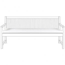 Beliani-VIVARA-Tuinkussen-Gebrokenwit-169x54cm-Polyester
