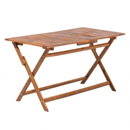Beliani-CENTO-Tuintafel-Donkerehoutkleur-140x75cm-Acaciahout