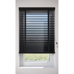 FenstrBamboeJaloezieTijlZwart65mm