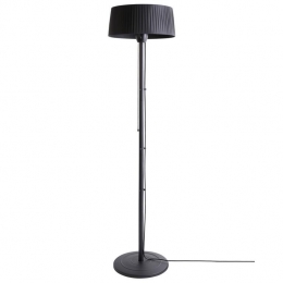 Beliani-VARAZZE-Terrasverwarmer-Zwart-Staal