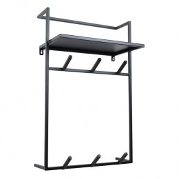 LOFT42FennWandkapstok-Metaal-Zwart-80x51x30