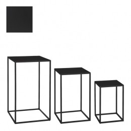 MicaDecorationsQuintyBijzettafel-Setvan3-L30xB30-Zwart