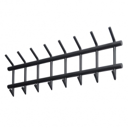 Hoyz-KapstokIndustrieelmet19haken-Grijs-Wandkapstok90cm
