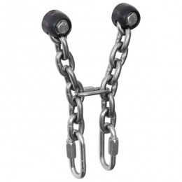 DMM-StalStainlessBottomRopeAnchor-ZekeringspuntmaatOneSizezwartgrijs