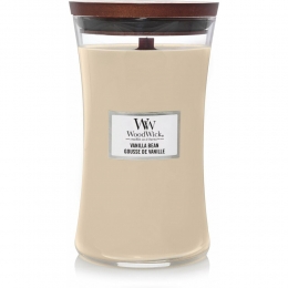 WoodWickGeurkaarsLargeVanillaBean611gr