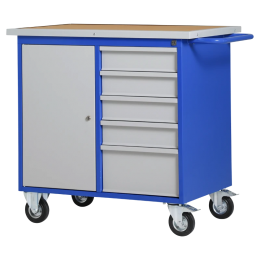 Gereedschapswagenwerkbank-5ladenampdeur-MWP-102