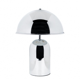 byfonQBulbMushroomTafellamp25cm-Chroom