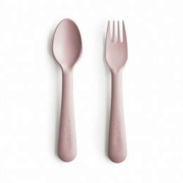 MushieKinderbestekSetLepelenVorkBlush1set