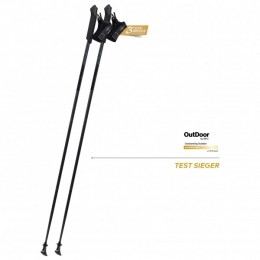 Komperdell-TravellerFXP-Nordicwalkingstokkenmaat125cmzwart