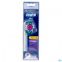 Oral-B3DWhiteOpzetborstels4stuks