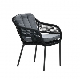PescaraDiningTuinstoelCarbonBlackMysticGrey-Gardenimpressions