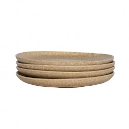 byfonQMixedCeramicsGebaksbordjes4st-17cm-Zand