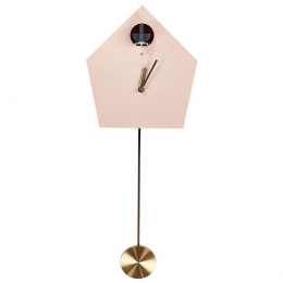 Beliani-ARBAZ-Wandklok-Roze-MDF