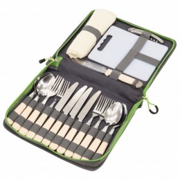 Outwell-PicnicCutlerySet-Picknicksetmaat28x5x23cmgrijs