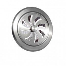 VentilatieroosterWehaRondAfsluitbaar15cmRVS