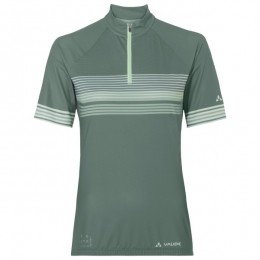 Vaude-WomensPostaHalfZipTricotII-Fietsshirtmaat40olijfgroen
