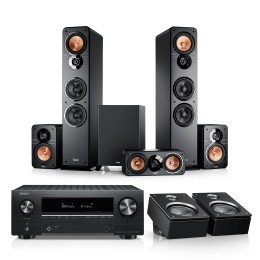 TeufelULTIMA40SurroundDenon32800HDAB51setmetAV-receiverFilmsgamesmuziekHDMIZwart